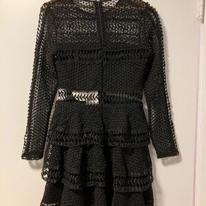 Whimsigoth Crochet Black Dress - Party or Festival Ready. New with tags!